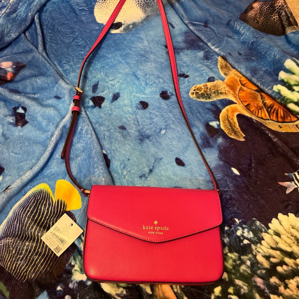 Kate spade Hot pink Sadie Envelope Crossbody